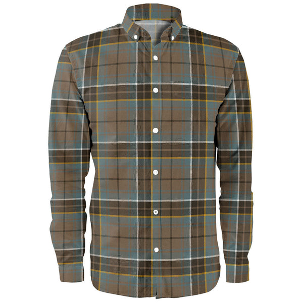 MacAlpine Weathered Clan Badge Tartan Long Sleeve Shirt