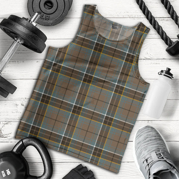 MacAlpine Weathered Clan Badge Tartan Men Tank Top