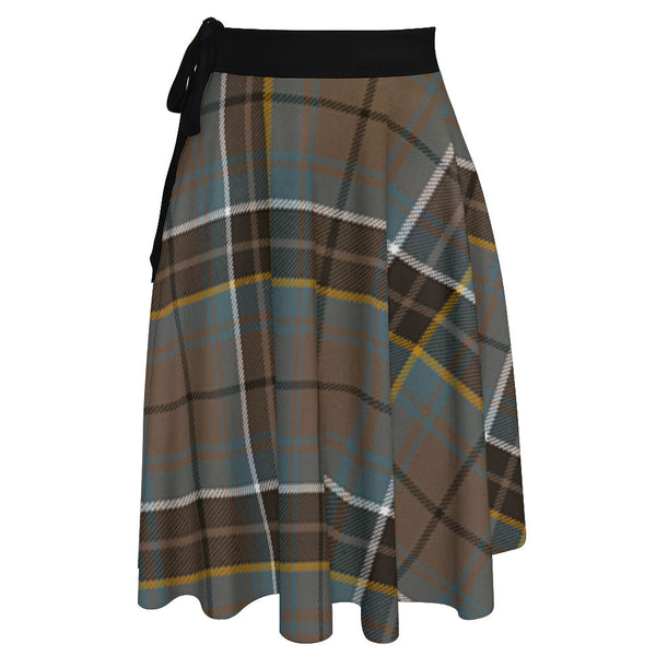 MacAlpine Weathered Tartan Wrap Skirt