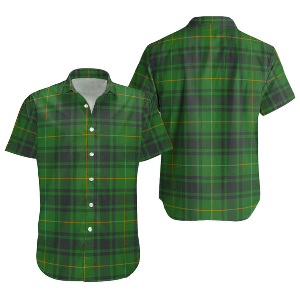 MacArthur Ancient Clan Badge Tartan Short Sleeve Shirt
