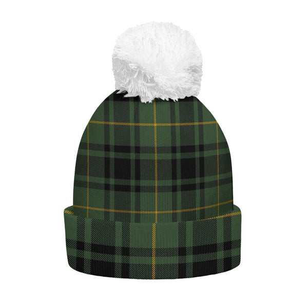 MacArthur Modern Clan Badge Tartan Bobble Beanie Hat