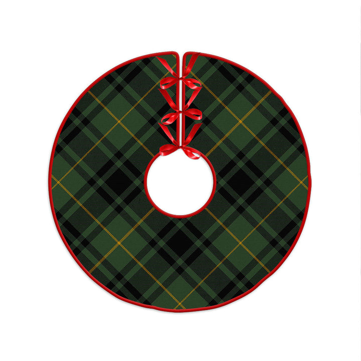 MacArthur Modern Clan Badge Tartan Christmas Tree Skirt