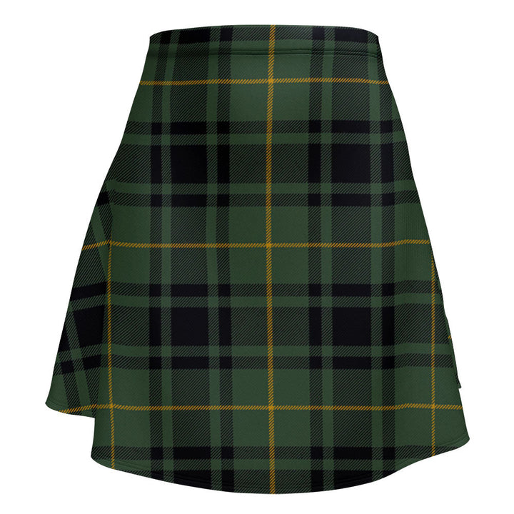 MacArthur Modern Clan Badge Tartan Flared Skirt