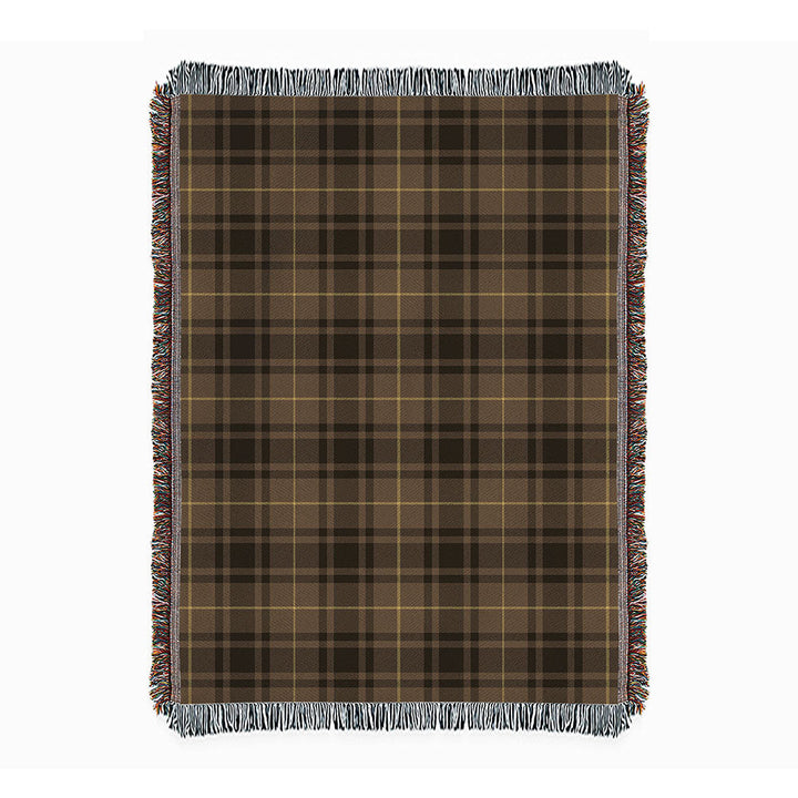 MacArthur Weathered Clan Badge Tartan Woven Blanket