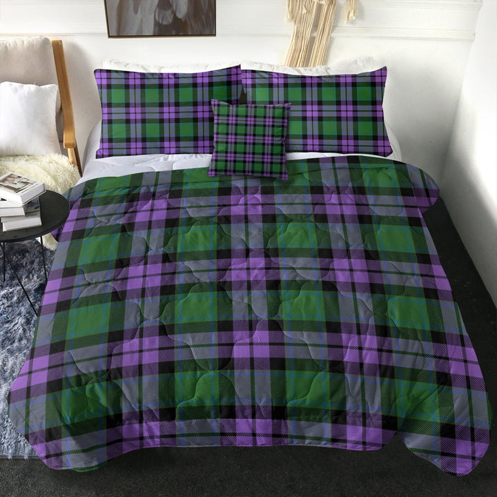 MacArthur of Milton Ancient Clan Badge Tartan Comforter