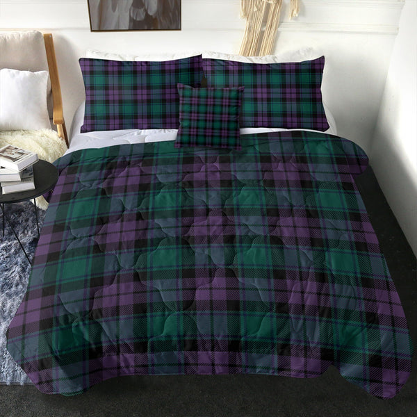 MacArthur of Milton Modern Clan Badge Tartan Comforter