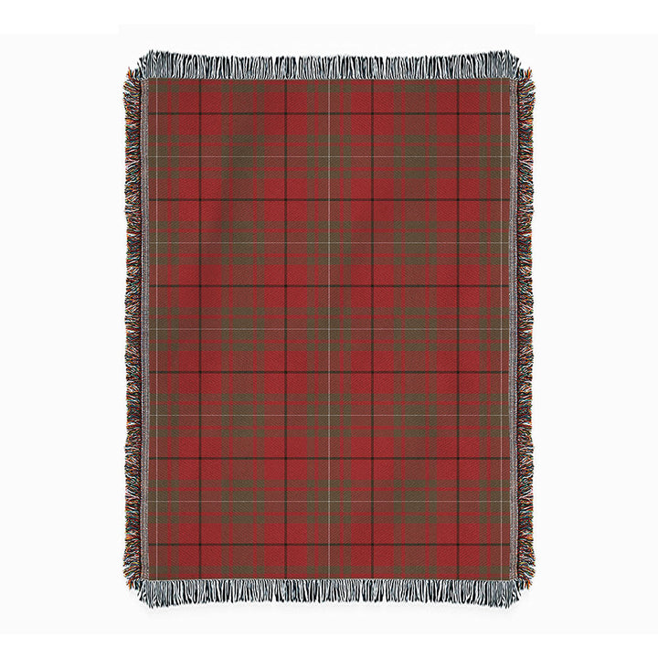 MacAulay Weathered Clan Badge Tartan Woven Blanket