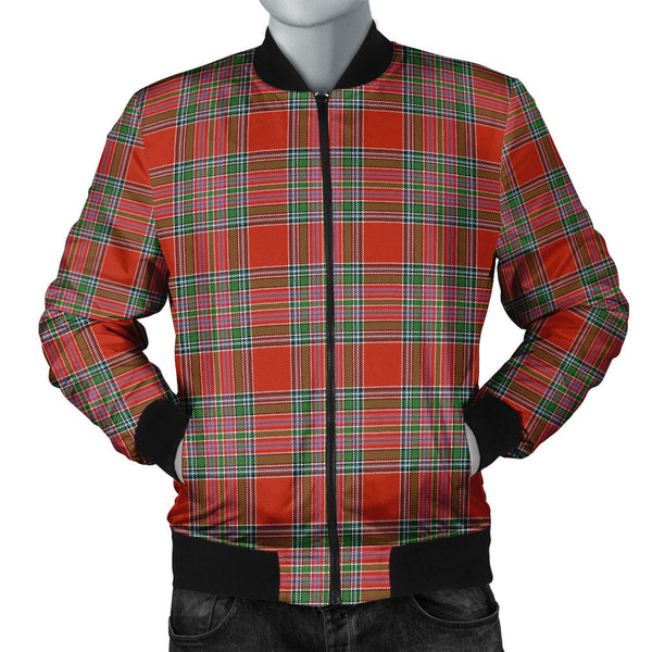 MacBean (MacBain) Ancient Clan Badge Tartan Bomber Jacket