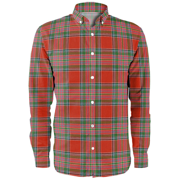 MacBean (MacBain) Ancient Clan Badge Tartan Long Sleeve Shirt
