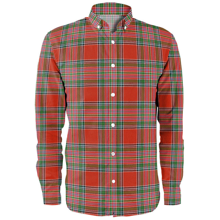 MacBean (MacBain) Ancient Clan Badge Tartan Long Sleeve Shirt