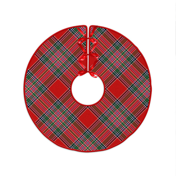 MacBean (MacBain) Modern Clan Badge Tartan Christmas Tree Skirt