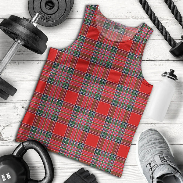 MacBean (MacBain) Modern Clan Badge Tartan Men Tank Top