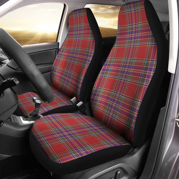MacBean (MacBain) Weathered Clan Badge Tartan Car Seat Covers