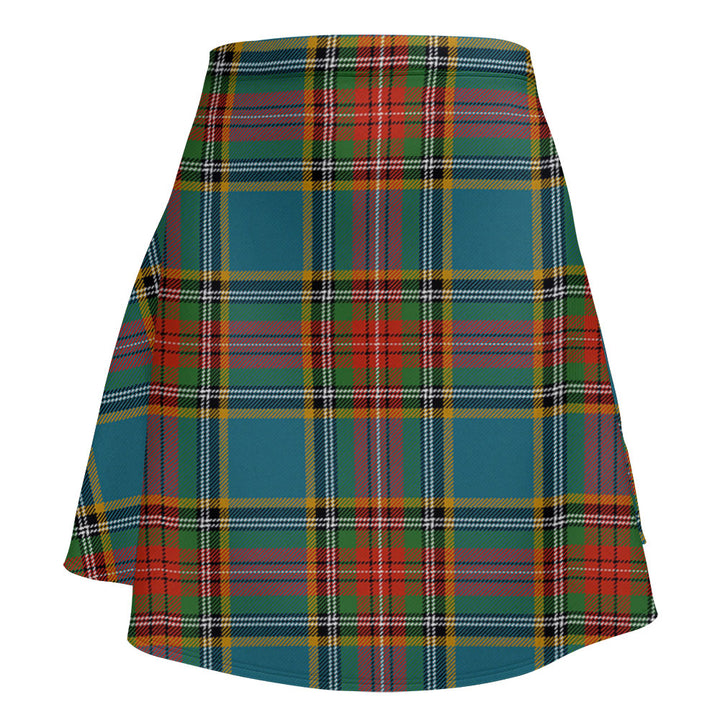 MacBeth Ancient Clan Badge Tartan Flared Skirt