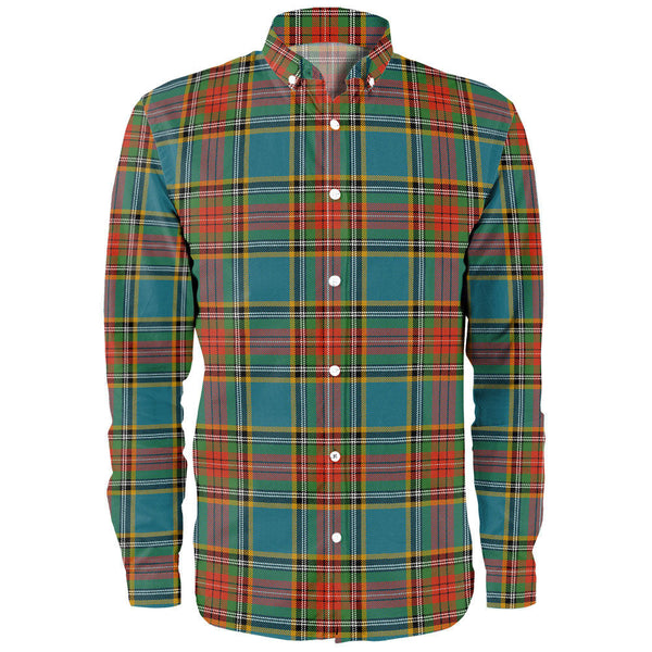 MacBeth Ancient Clan Badge Tartan Long Sleeve Shirt
