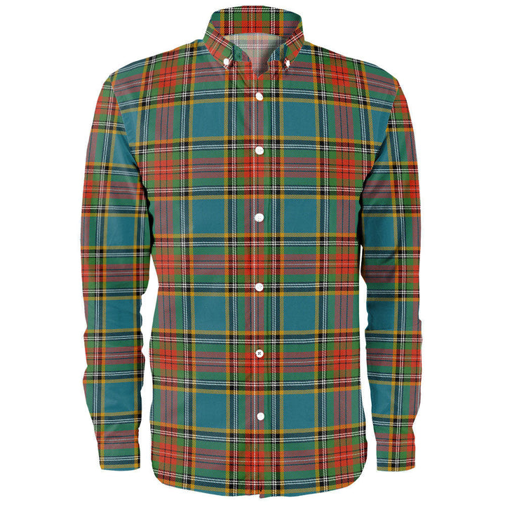 MacBeth Ancient Clan Badge Tartan Long Sleeve Shirt