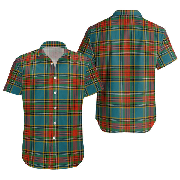 MacBeth Ancient Clan Badge Tartan Short Sleeve Shirt