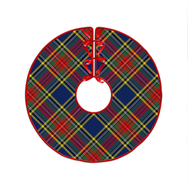 MacBeth Modern Clan Badge Tartan Christmas Tree Skirt
