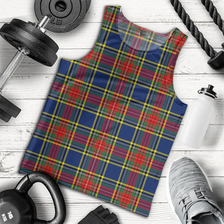 MacBeth Modern Clan Badge Tartan Men Tank Top