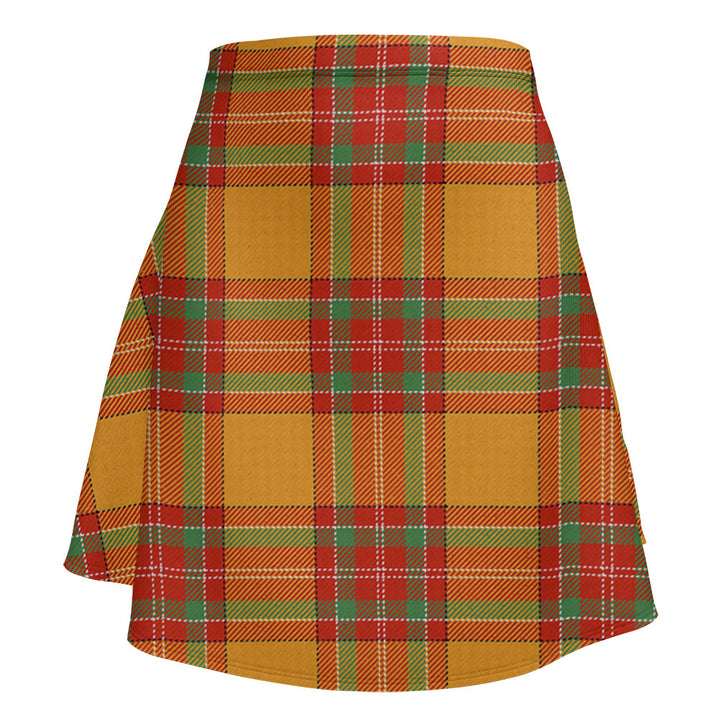 MacBrair Ancient Clan Badge Tartan Flared Skirt