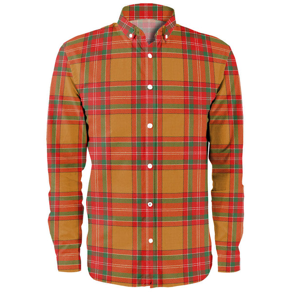 MacBrair Modern Clan Badge Tartan Long Sleeve Shirt