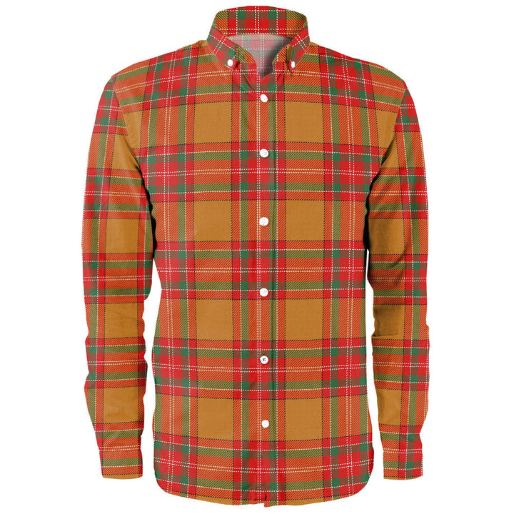 MacBrair Modern Clan Badge Tartan Long Sleeve Shirt