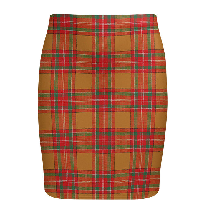 MacBrair Modern Tartan Fitted Skirt