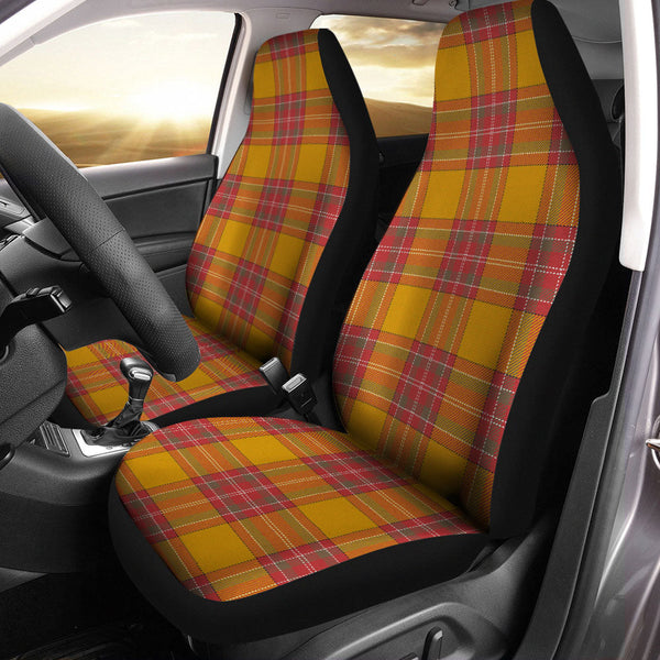 MacBrair Weathered Clan Badge Tartan Car Seat Covers