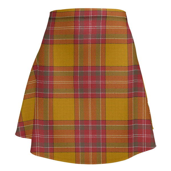 MacBrair Weathered Clan Badge Tartan Flared Skirt
