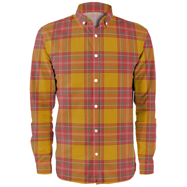 MacBrair Weathered Clan Badge Tartan Long Sleeve Shirt