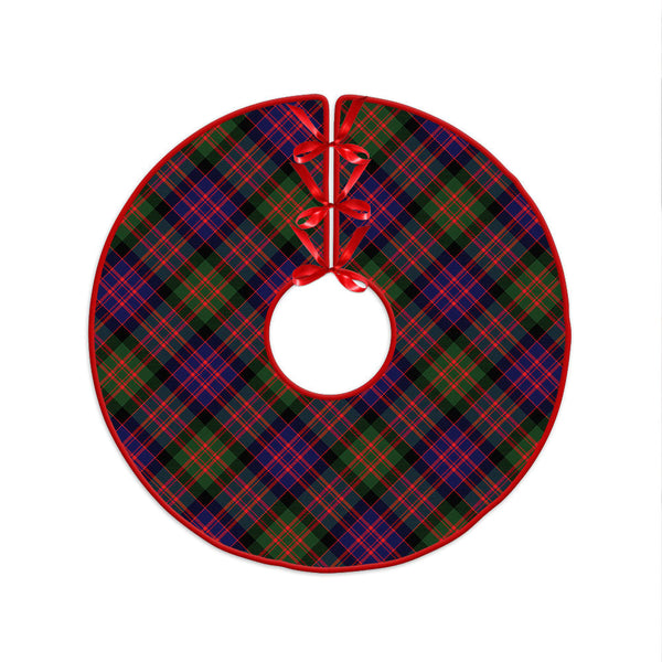 MacBrayne Clan Badge Tartan Christmas Tree Skirt