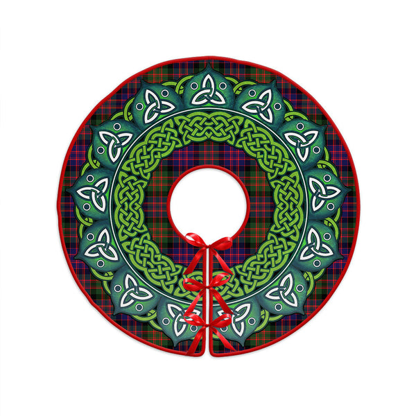 MacBrayne Clan Badge Tartan Christmas Tree Skirt Heritage Holiday Decor