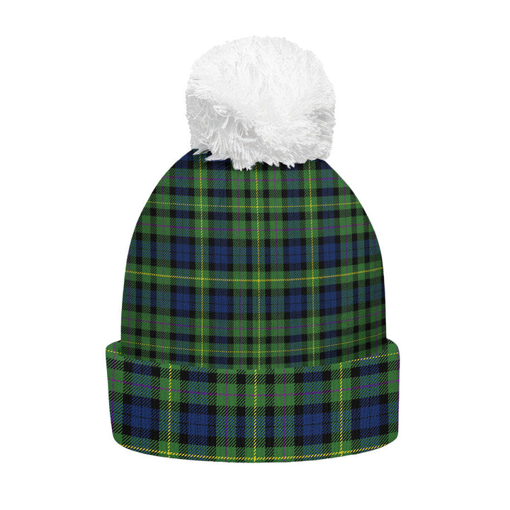 MacBride Modern Clan Badge Tartan Bobble Beanie Hat