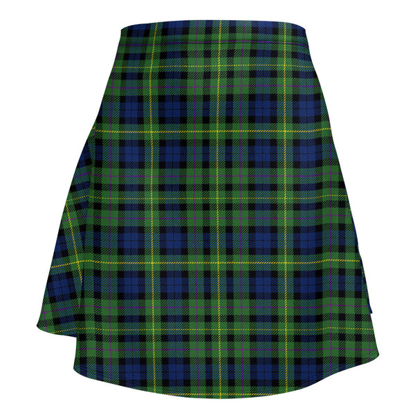 MacBride Modern Clan Badge Tartan Flared Skirt