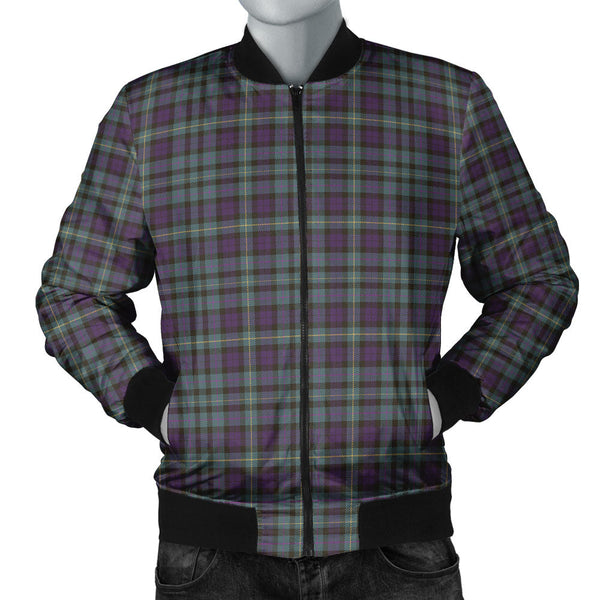 MacBride Weathered Clan Badge Tartan Bomber Jacket