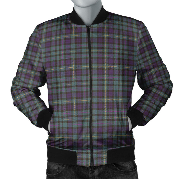 MacBride Weathered Clan Badge Tartan Bomber Jacket