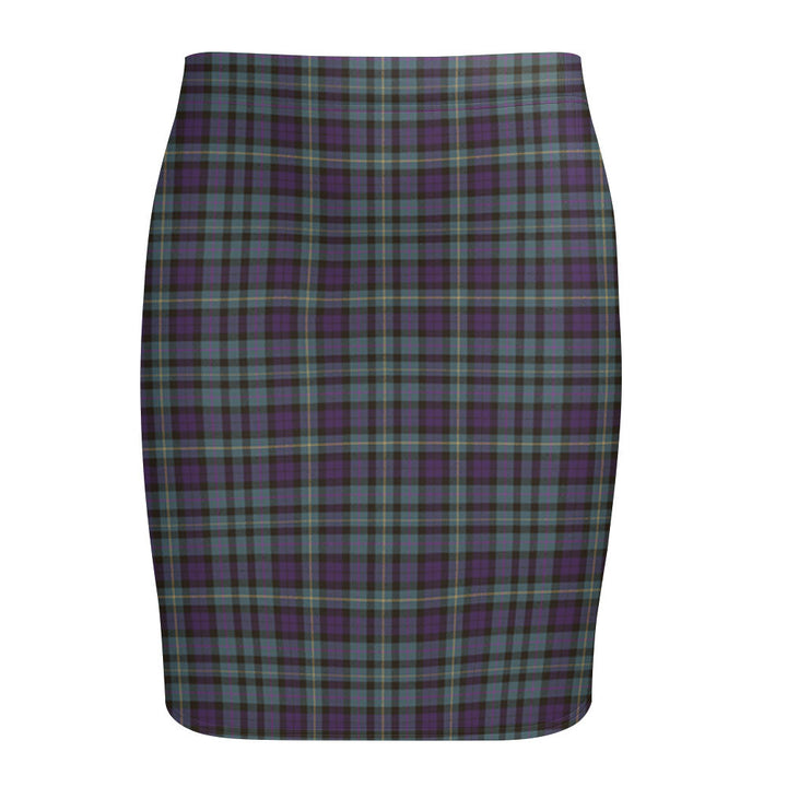 MacBride Weathered Tartan Fitted Skirt