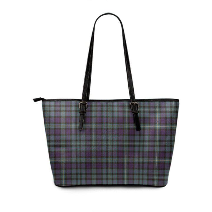 MacBride (MacBraid) Weathered Tartan Leather Tote Bag