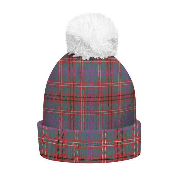 MacCall Weathered Clan Badge Tartan Bobble Beanie Hat
