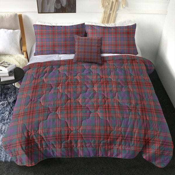MacCall Weathered Clan Badge Tartan Comforter
