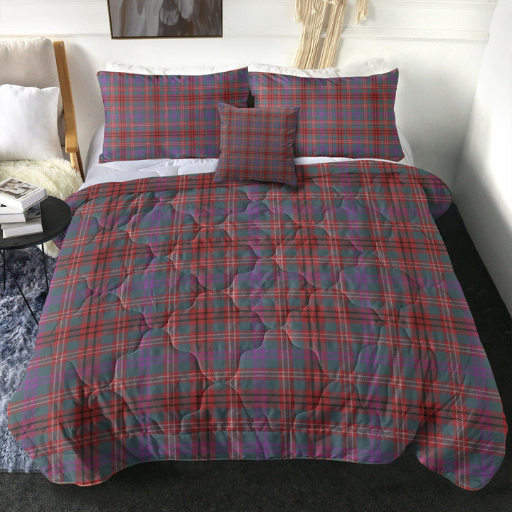MacCall Weathered Clan Badge Tartan Comforter