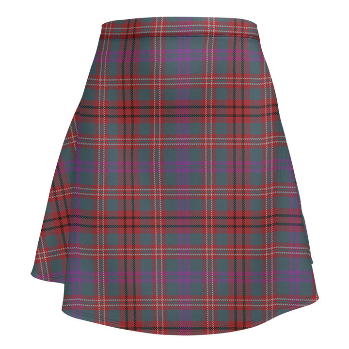 MacCall Weathered Clan Badge Tartan Flared Skirt