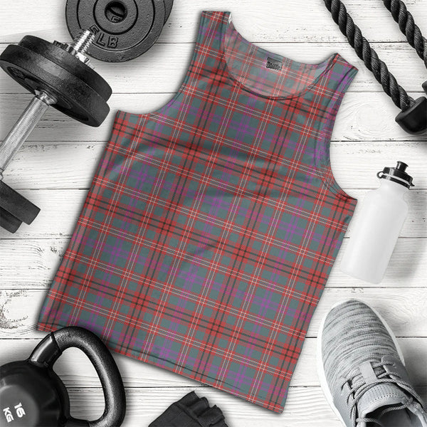 MacCall Weathered Clan Badge Tartan Men Tank Top