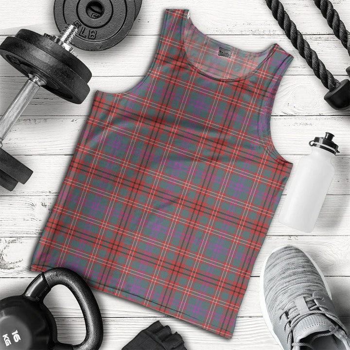 MacCall Weathered Clan Badge Tartan Men Tank Top