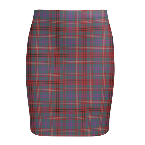MacCall Weathered Tartan Fitted Skirt