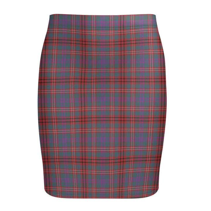 MacCall Weathered Tartan Fitted Skirt