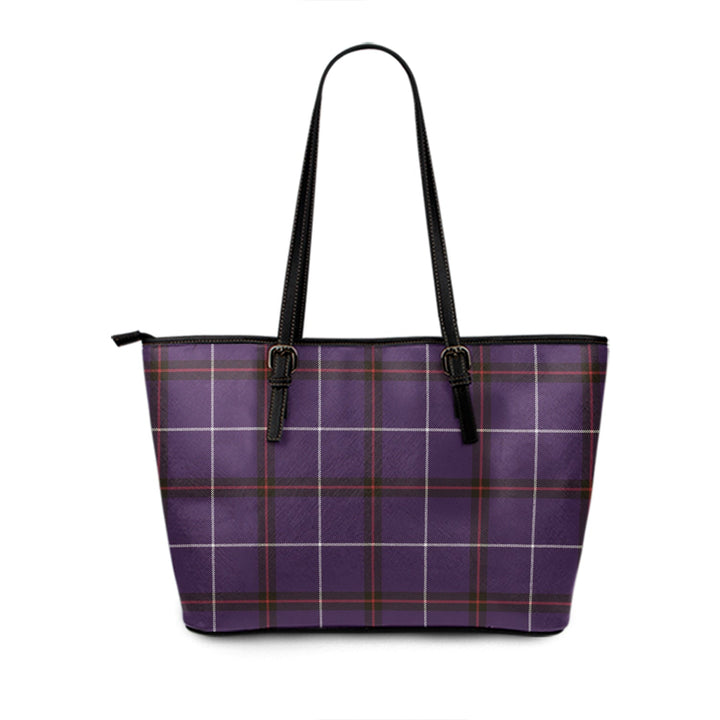 MacCallie Weathered Tartan Leather Tote Bag