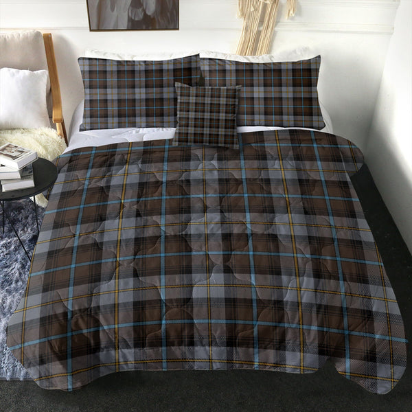MacCandlish Grey Dress Modern Tartan Comforter