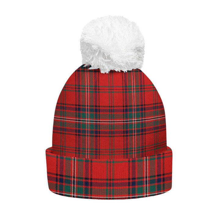 MacClure Modern Clan Badge Tartan Bobble Beanie Hat