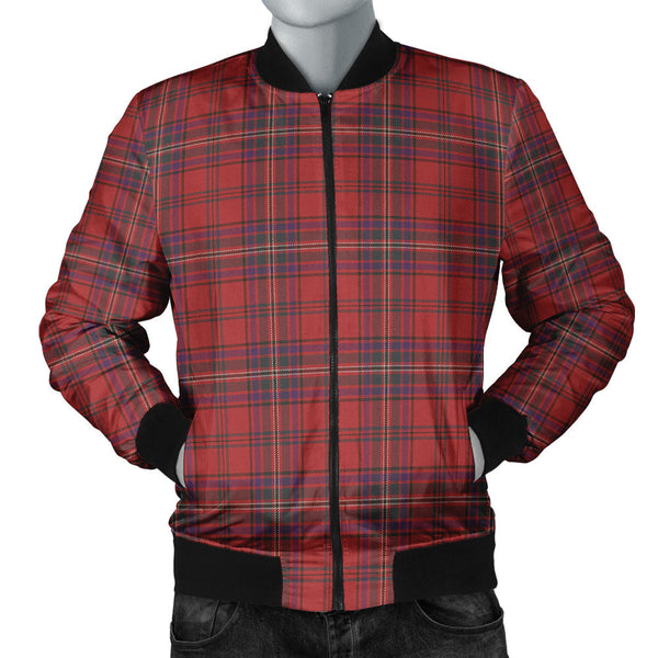 MacClure Weathered Clan Badge Tartan Bomber Jacket